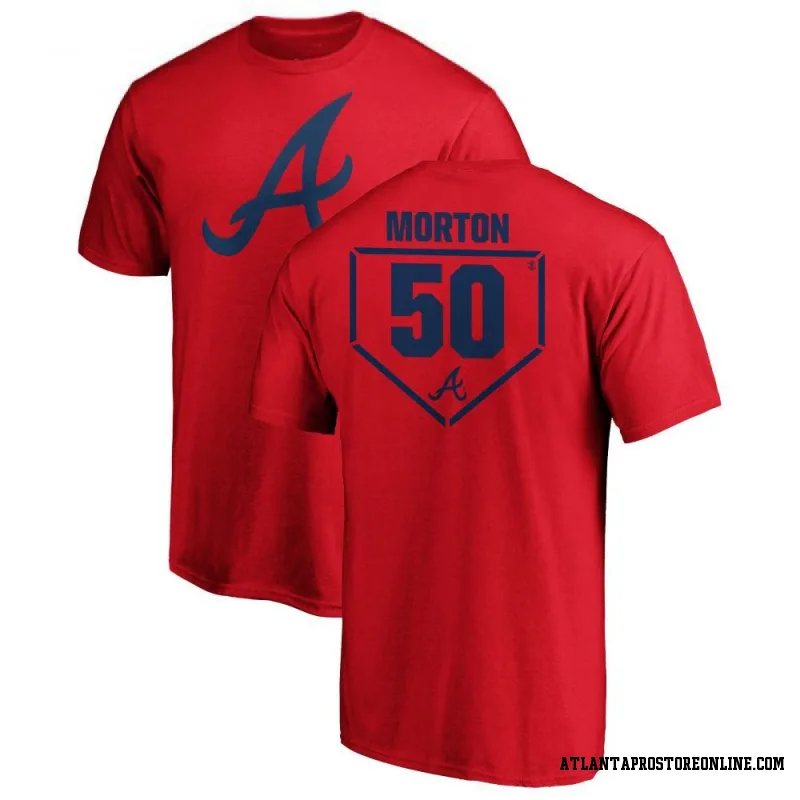 Red Youth Charlie Morton Atlanta Braves RBI T-Shirt