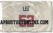 Cream Atlanta Braves  Dylan Lee  Flag (3 X 5)